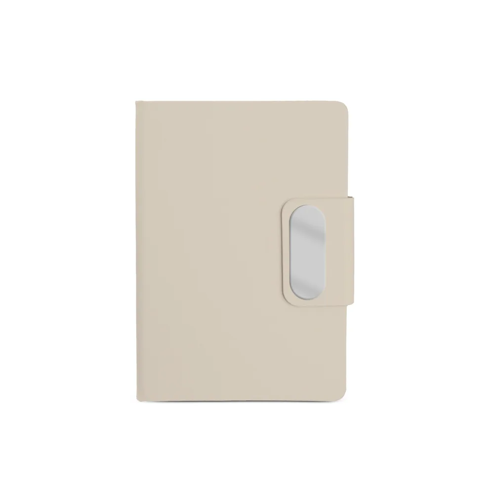 Caderno em Pu Com Placa em Metal - alternativa